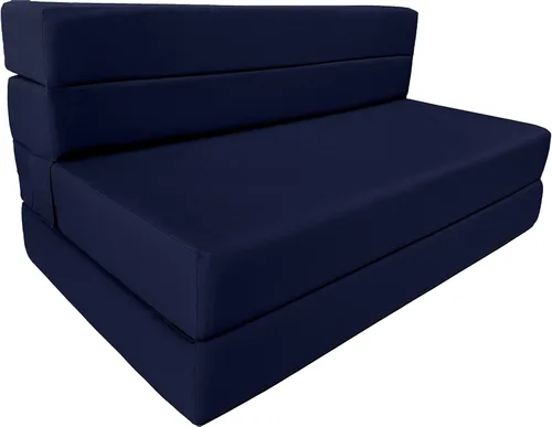 Vista 17 de D&D Futon Furniture Colchón plegable de espuma, tumbona para silla, sofá cama estudio para invitados, individual XL, 80 x 39 x 6 pulgadas de grosor