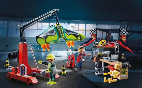 Vista 2 de Playmobil Estación de servicio Air Stunt Show