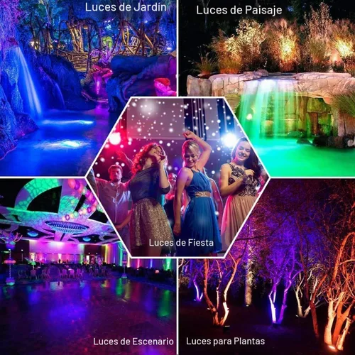Vista 9 de MEIKEE equivalente al aire libre de la luz de inundación 1500W RGBW LED