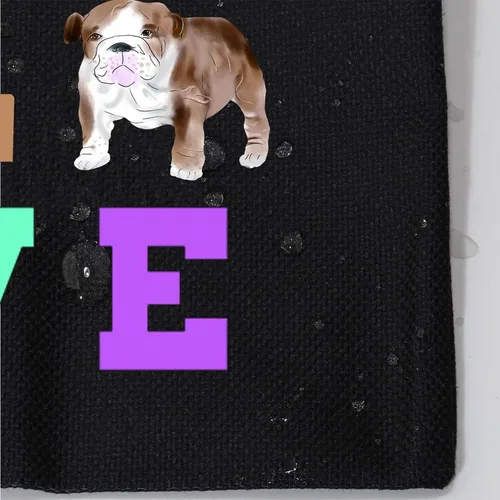 Vista 5 de MBMSO Regalos de bulldog inglés bolsa de mano de bulldog inglés regalos para dueños perros mamá bolsa de compras