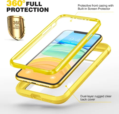 Vista 1067 de DIACLARA - Funda transparente compatible con iPhone XR 6.1 pulgadas 2018
