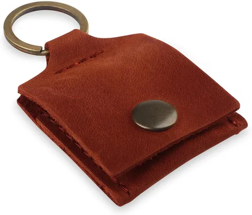 Vista 15 de Soporte de cuero para llavero, funda de viaje para anillo de boda, soporte para anillo de compromiso, bolsa para anillos, soporte para anillos