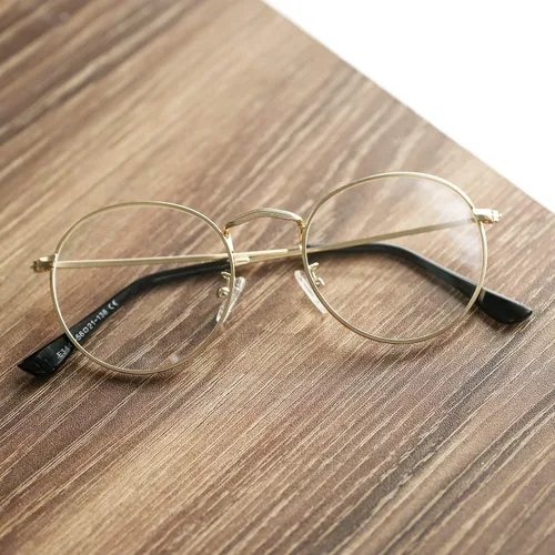 Vista 8 de Pro Acme Gafas redondas clásicas de metal transparente con marco de lentes unisex