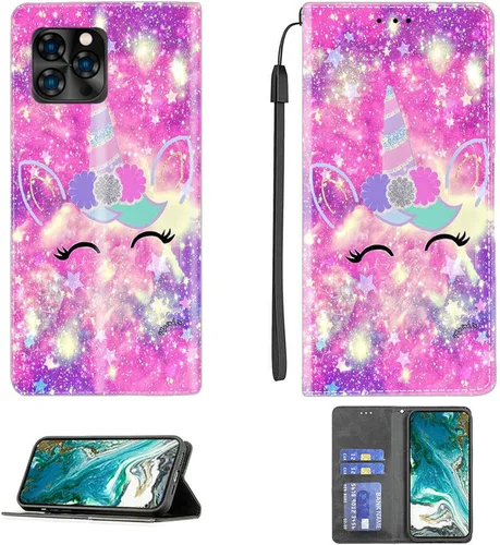Vista 430 de jioeuinly ATT Motivate 2 - Funda compatible con ATT Motivate 2, funda con soporte abatible y cierre magnético DJS