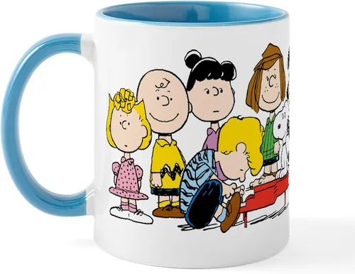 Vista 10 de CafePress Peanuts Gang Music Mugs Taza de café de cerámica de 11 oz (11.0 fl oz)