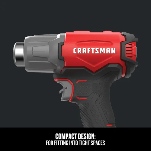 Vista 5 de Pistola de calor inalámbrica CRAFTSMAN V20, hasta 950 grados, pistola de calor portátil, solo herramienta (CMCE530B)