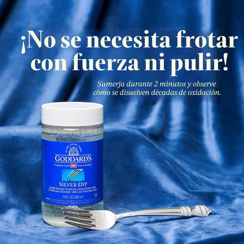 Vista 6 de Goddard's Solución Líquida para Cuidado de Plata - Galón, 1 galón Elimina instantáneamente el deslustre sin frotar, ideal para cubiertos, joyas