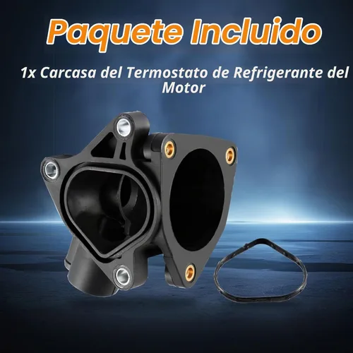 Vista 6 de FUSCH Carcasa para termostato de refrigerante del motor compatible con Honda Element 2.4L 2003-2011 Accord 2.4L 2003-2010 Civic 2.0L 2006-2011 CR-V