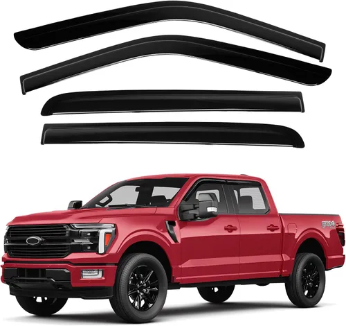 Vista 69 de Canvcle 4Runner - Protectores de lluvia – Viseras de ventana para Toyota 4Runner 2010-2024, deflectores de viento de ventana lateral con cinta