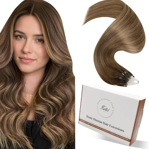 Vista 91 de 【Descuento】Hetto - Extensiones de cabello con cinta adhesiva, 40g, extensiones de cabello humano, color rubio ceniza oscuro degradado a rubio medio