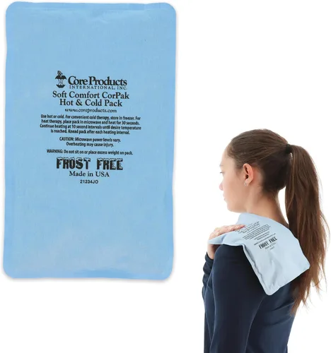 Vista 15 de Compresa para tratamiento Hot and Cold Core Products CorPak Soft Comfort - Fabricado en EE. UU., Azul, 1 Flexible reusable therapy pack delivers
