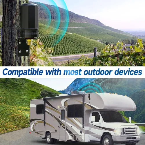 Vista 4 de Bingfu Reemplazo celular de la antena SMA de 7dBi 0.14 oz LTE para el router de la cámara del rastro