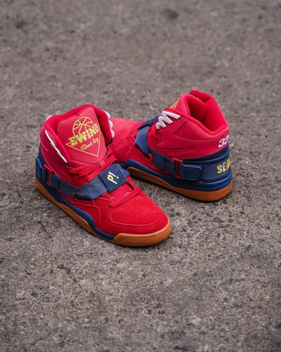 Vista 6 de PATRICK EWING Athletics Concept 1BM01310-237 - Ciclismo de color rojo y azul marino