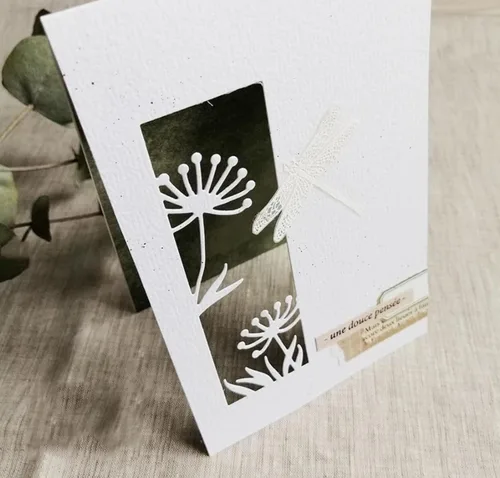 Vista 6 de 2 troqueles rectangulares de metal de hojas de flores, hojas de flores, plantillas de corte de boda para manualidades, álbumes de recortes, fotos