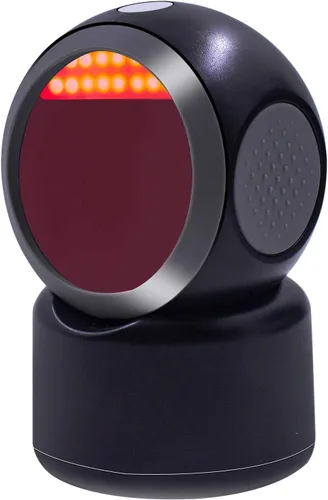 Vista 8 de Escáner de código de barras QR 2D, symcode Omnidireccional Manos Libres USB Lector de Código de Barras Automático para Pagos Móviles Computadora