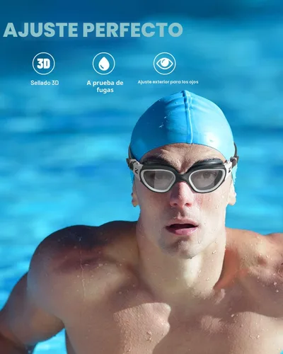 Vista 3 de ZIONOR Gafas de natación G1 SE antivaho para adultos, hombres y mujeres