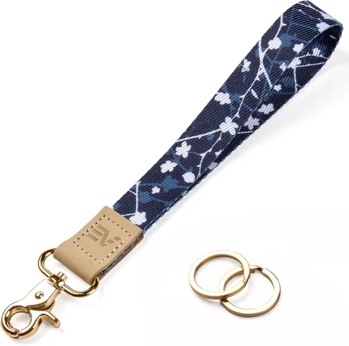 Vista 44 de EcoVision - Llaveros lindos con correa para llaves, llavero de muñeca para mujer, correa de insignia con 2 argollas para llaves