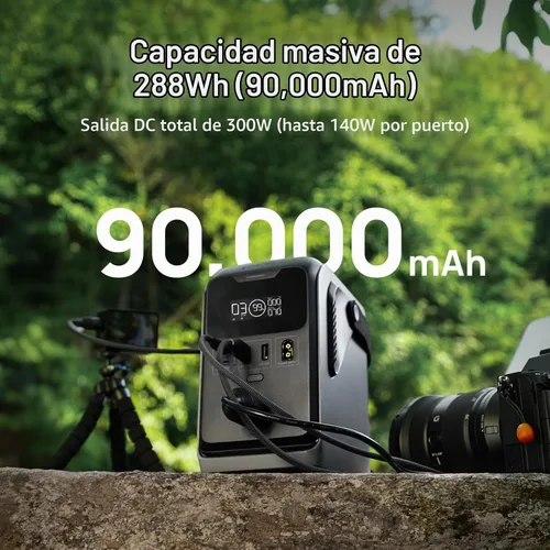 Vista 2 de EF ECOFLOW TRAIL 300 DC Power Bank Station & 45W Solar Generator