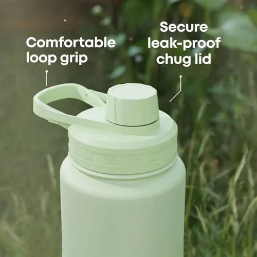 Vista 5 de Smartshake Bohtal Botella de agua aislada de 32.5 fl oz/32 onzas, botella de agua de acero inoxidable duradera, botella de agua a prueba de fugas