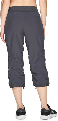 Vista 2 de RBX Active - Pantalón capri de cuerpo ligero y tejido elástico con cordón, moda para la mujer