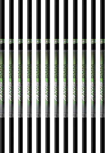 Vista 2 de Easton Axis 5mm Carbon Arrow Shafts with 50-Grain Steel Half-Out Inserts
