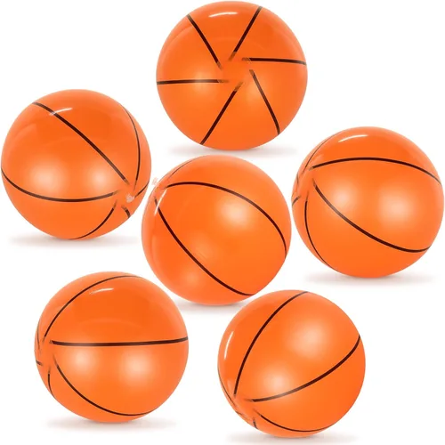 Vista 9 de 6 pelotas de fútbol inflables gigantes, pelotas de fútbol inflables de 16 pulgadas, pelotas de playa de verano, accesorios de juegos deportivos