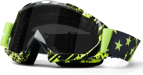 Vista 14 de Dirt Bike Goggles Motorcycle Gear ATV Riding Motocross Dirtbike 4-Wheeler Accessories Ski Fit Over The Glasses