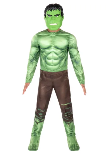 Vista 3 de Disfraz de Hulk Qualux para niño de Marvel Multicolor