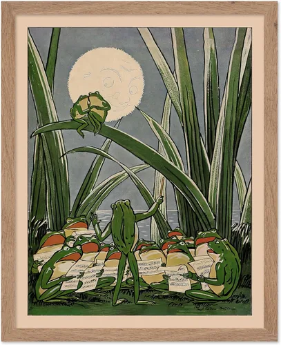 Vista 88 de Poster Master Póster Vintage Singerie - Impresión Retro The Concert - Arte de Celebración - Arte de Festival de Animales - Arte de Casa de Campo
