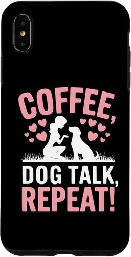 Vista 11 de Coffee Dog Talk Repeat Dog Mom Puppy Love Case for iPhone 17
