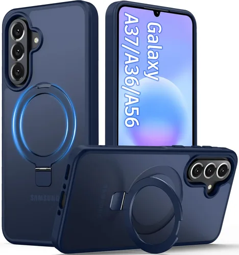 Vista 27 de Oterkin Funda para Google Pixel 10a con soporte magnético de giro de 360° [compatible con MagSafe] [antideslizante] [15 pies] a prueba de golpes