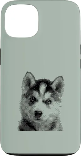 Vista 7 de Chic Husky Puppy for Dog Mom and Paw Parents Case for iPhone 16