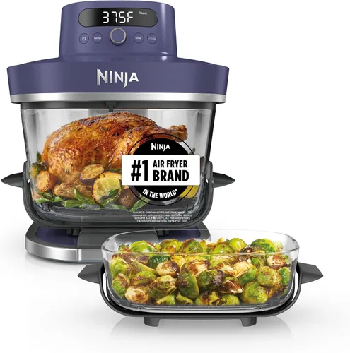 Vista 15 de Ninja Crispi Pro - Freidora de aire de vidrio, 6 en 1, ámbar, AS101OR
