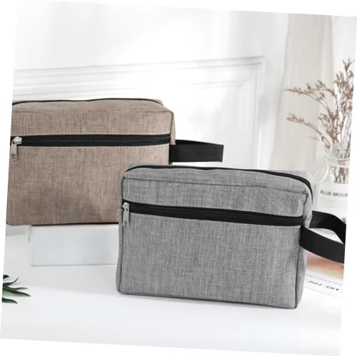 Vista 3 de Beavorty Bolsa de almacenamiento para hombre, bolsa de aseo para hombre, bolsa organizadora de maquillaje de viaje, bolsas de viaje para maleta