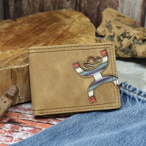 Vista 43 de HOOEY Cuero Bi-Fold Hombre, Hands-Up- Estampado Nómada, Talla única, 2812937