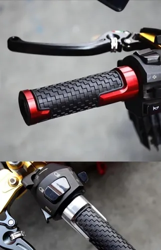 Vista 4 de Motorcycle for Suzuki VSTROM650 VSTROM 650 2011 2012 2013 2014 2015 2016 2017 Motorcycle 7/8'' 22mm Handlebar Hand Grips Handle Bar (Color : Black)