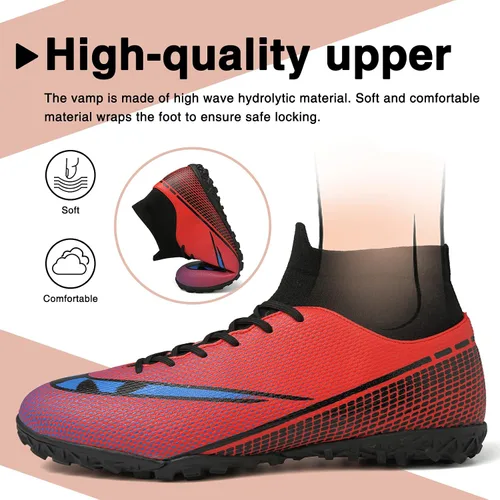 Vista 2 de CBUSTER Tacos de fútbol para hombre High Top Womenfor Tacos de fútbol para Big Boy AG TF