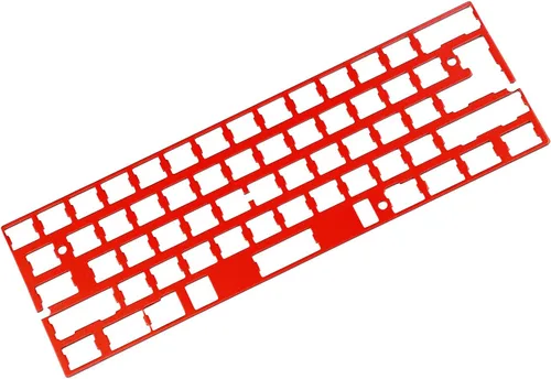 Vista 16 de YMDK Placa de aluminio anodizado universal de posicionamiento placa placa soporte ISO ANSI para GH60 PCB 60% teclado DIY