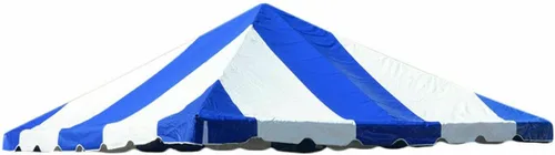 Vista 7 de Party Tents Direct - Toldo de vinilo de PVC de repuesto de 20 x 20 pies Blanco