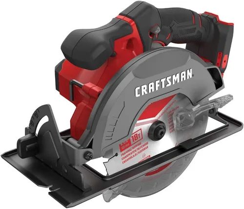 Vista 8 de CRAFTSMAN Sierra Circular Inalámbrica V20, 6-1/2 pulgadas, Solo Herramienta (CMCS500B)
