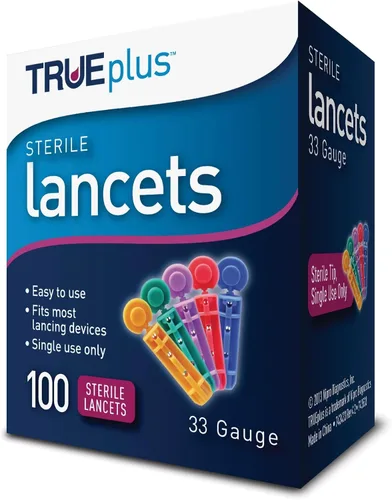 Vista 4 de TRUEplus Lancetas estériles calibre 33 (200 ct)