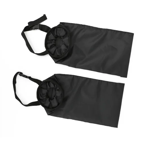 Vista 8 de Paquete de 2 bolsas de basura para automóvil, lavables, ecológicas, para colgar en la parte trasera del asiento, bolsa de basura para automóvil