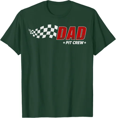 Vista 69 de Dad Pit Crew Race Car Birthday Family Matching Pit Crew Camiseta Pit Crew
