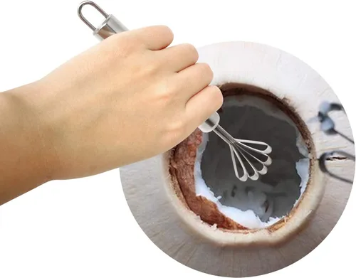 Vista 6 de Honbay Raspador de carne de coco de acero inoxidable, removedor de raspador de pescado para cocina