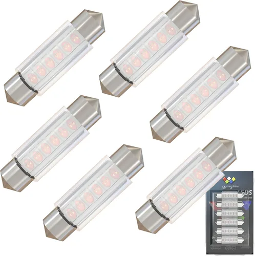 Vista 19 de Bombilla LED Festoon C5W de 38mm 39mm DE3425 DE3423 Bombillas LED Ámbar Amarillo Festoon 6418 6411 6423 Bombilla LED DC 12V para Luces Interiores