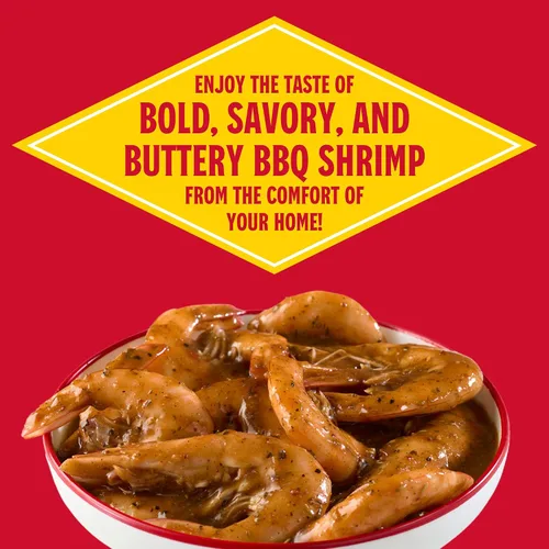 Vista 4 de Louisiana Fish Fry Products Mezcla de salsa de camarones BBQ, 1.5 onzas, paquete de 12