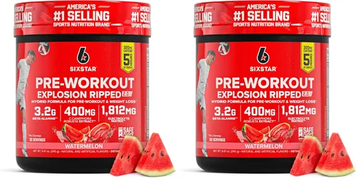 Vista 9 de Six Star Explosión preentrenamiento, melocotón y mango (30 porciones) - Suplemento energético en polvo para preentrenamiento para hombres y mujeres