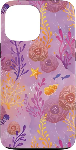 Vista 23 de Funda para iPhone 16 Disney The Little Mermaid Ariel Under the Sea Ambiance