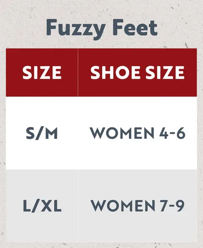 Vista 6 de Lazy One Pantuflas peludas para mujer, bonitas pantuflas de casa con forro polar, bonitos calcetines