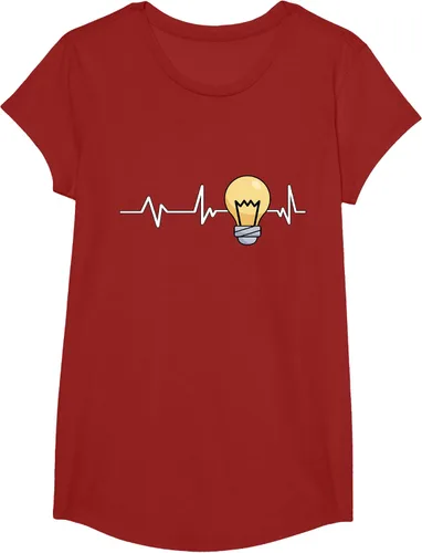 Vista 74 de Bombilla Heartbeat bombilla regalo bombilla bombilla camiseta Negro